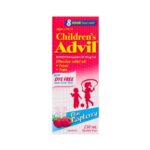Children’s Advil Dye Free Suspension (230 mL, Blue Raspberry Flavour)