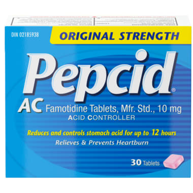 Pepcid AC Original Strength 30 Tablets